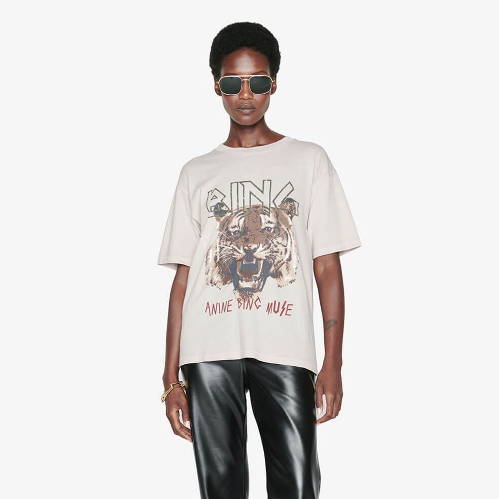 ANINE BING
Organic Cotton Tiger Tee